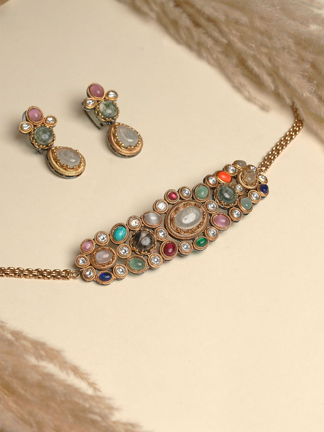 Small Navratan Choker