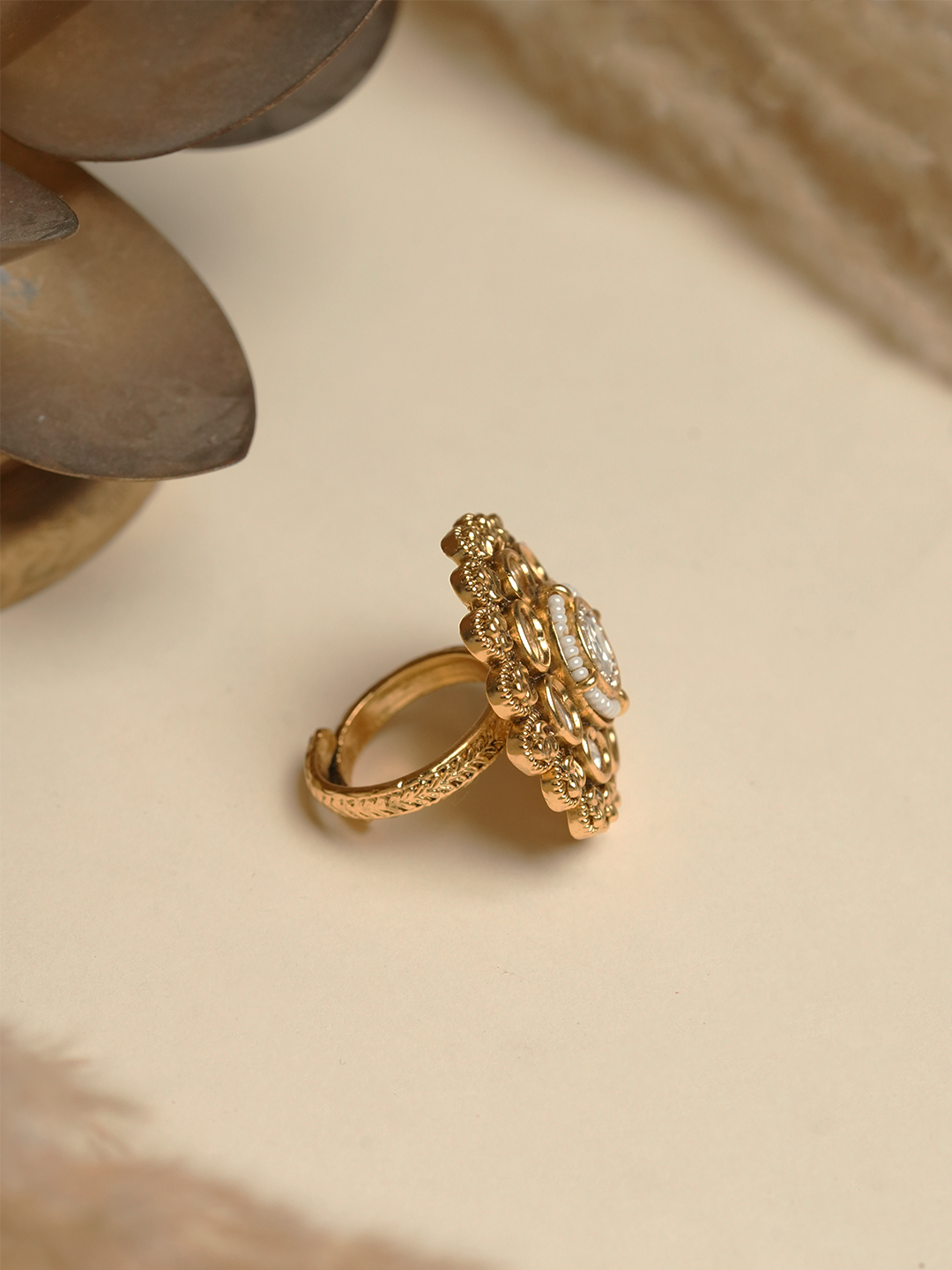 Gold Polish Antique Ring