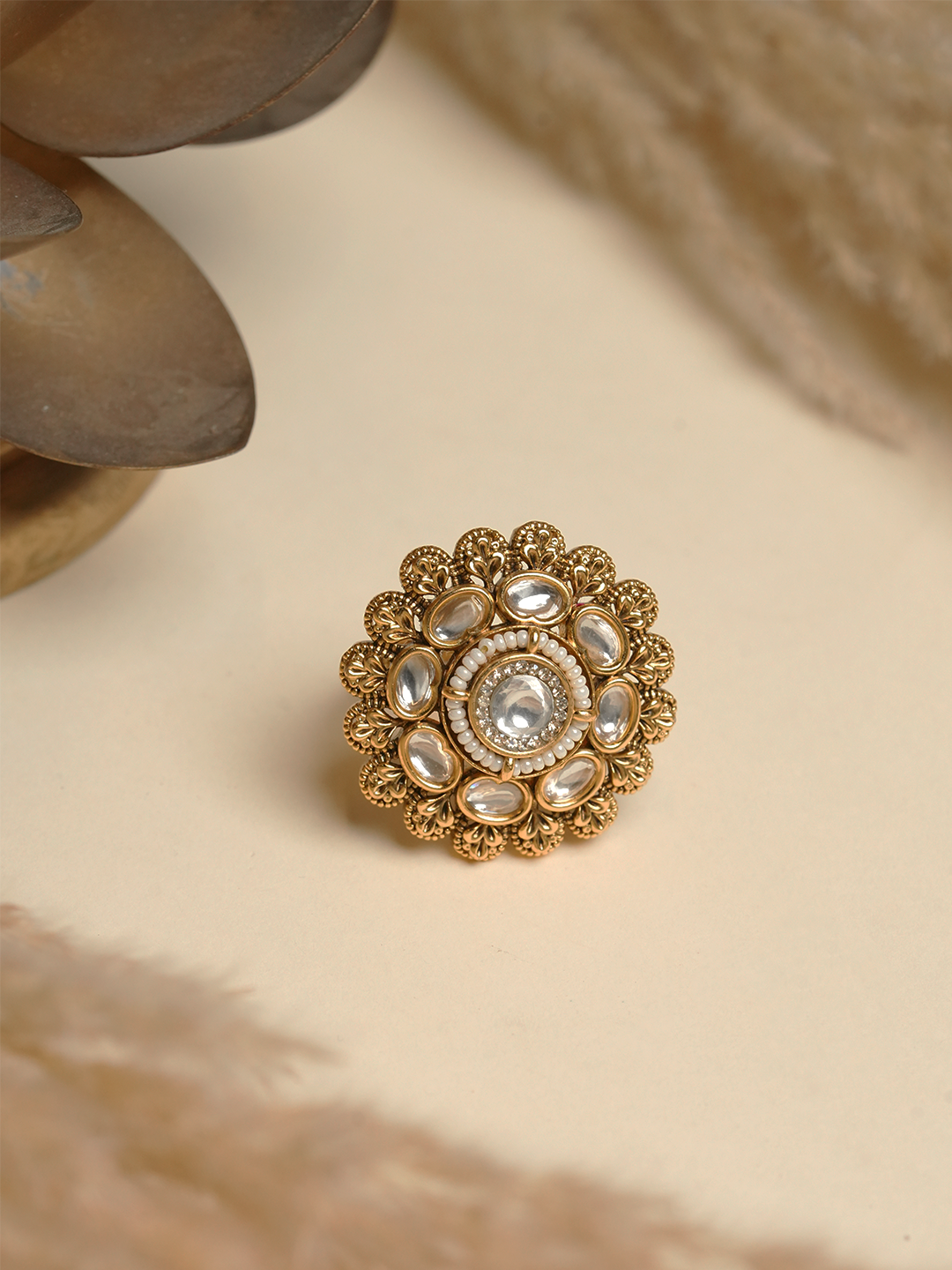 Gold Polish Antique Ring