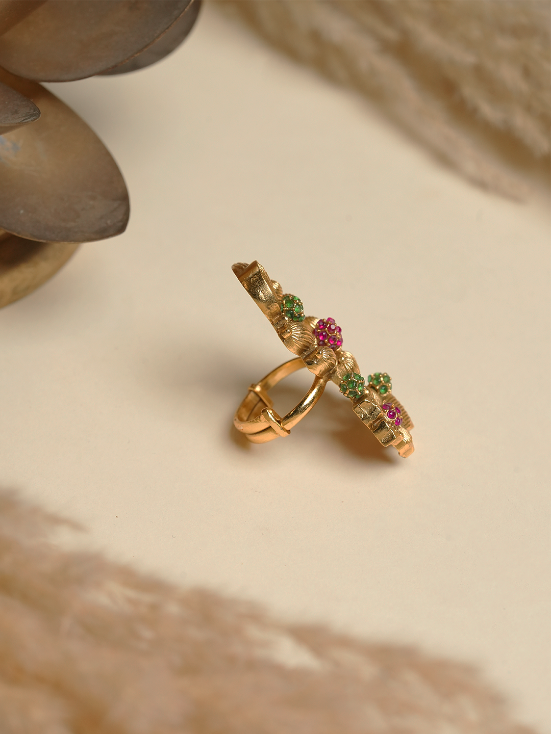 Heavy Gold Polish Antique Ring