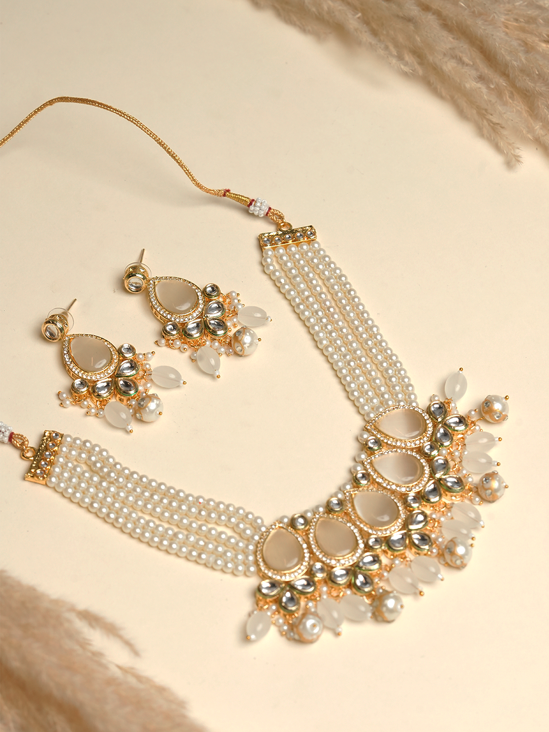 White Designer Choker