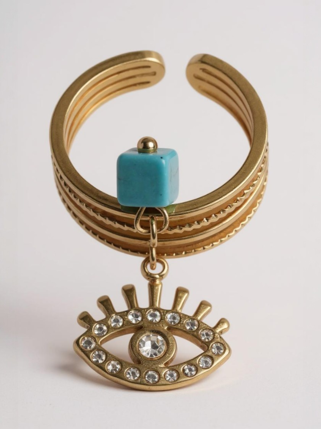 Devil Eye Charm Ring