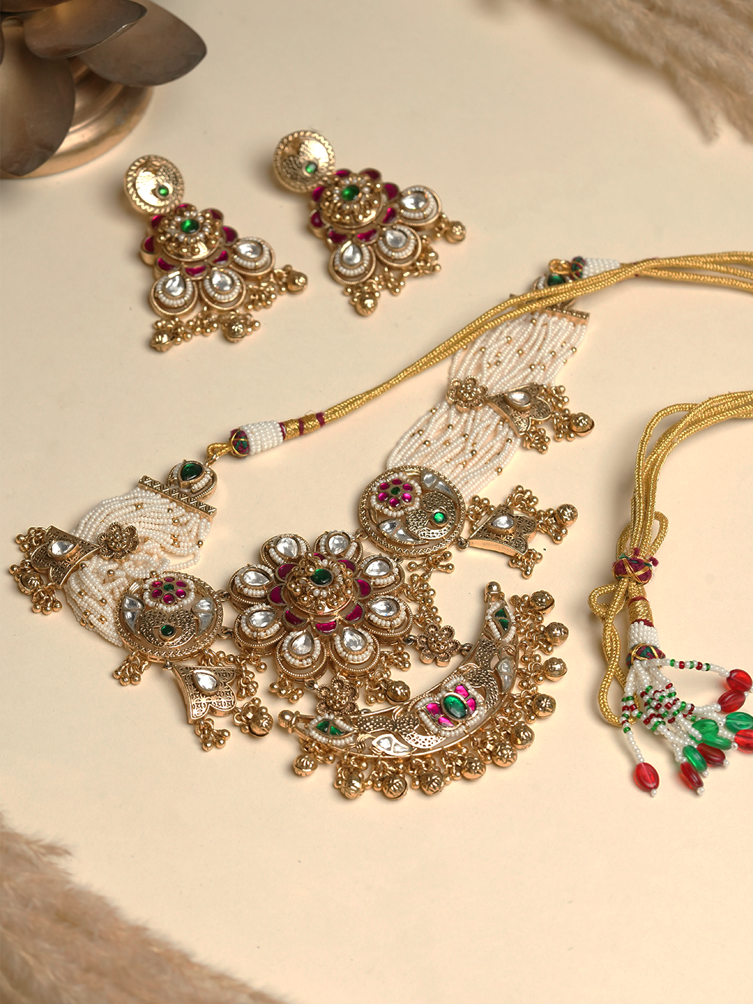 Heavy Designer Rajwada Necklace
