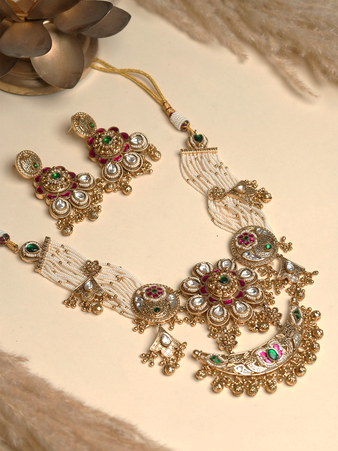Heavy Designer Rajwada Necklace