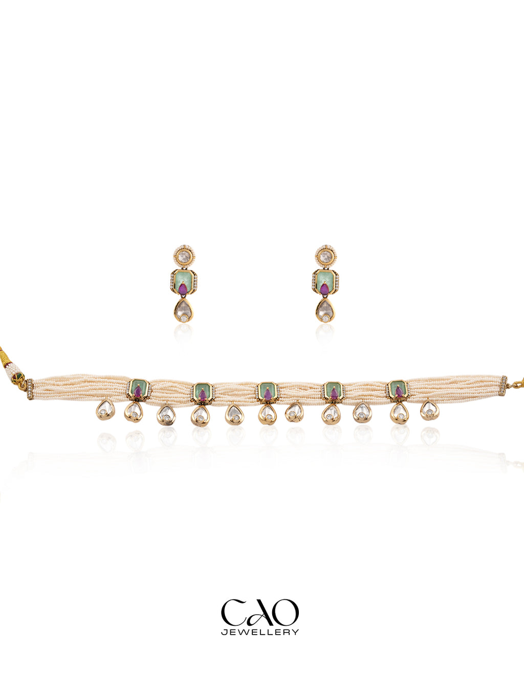 Pearl Mosaic Necklace
