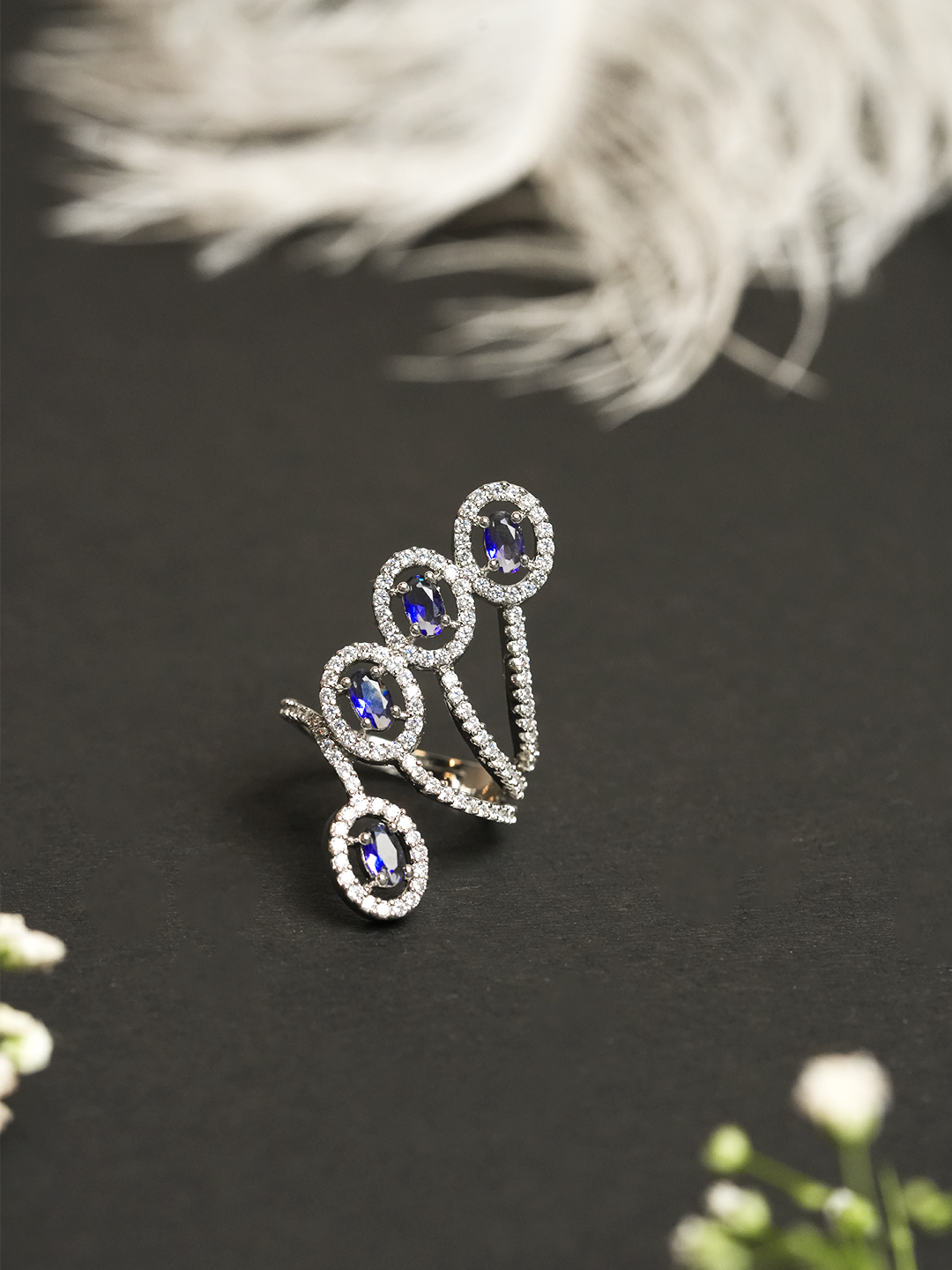 Purple Light AD Ring
