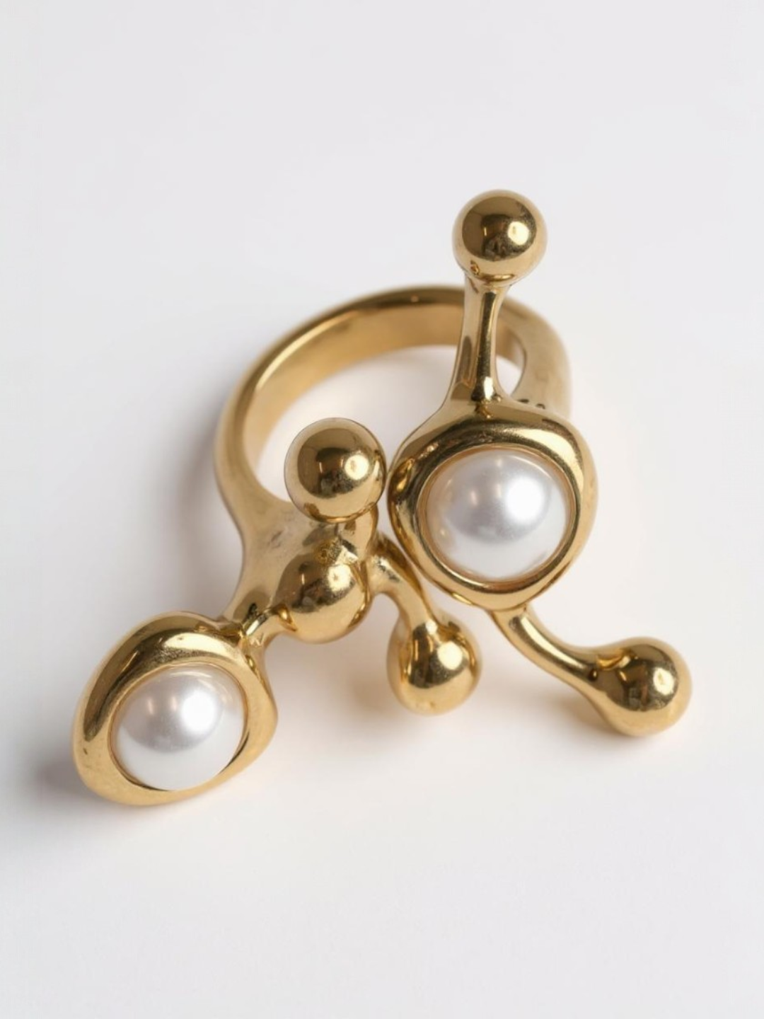 Pearl Stone Eye Ring