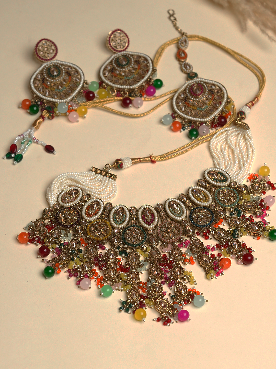Multicolor Reverse AD Heavy Bridal Set