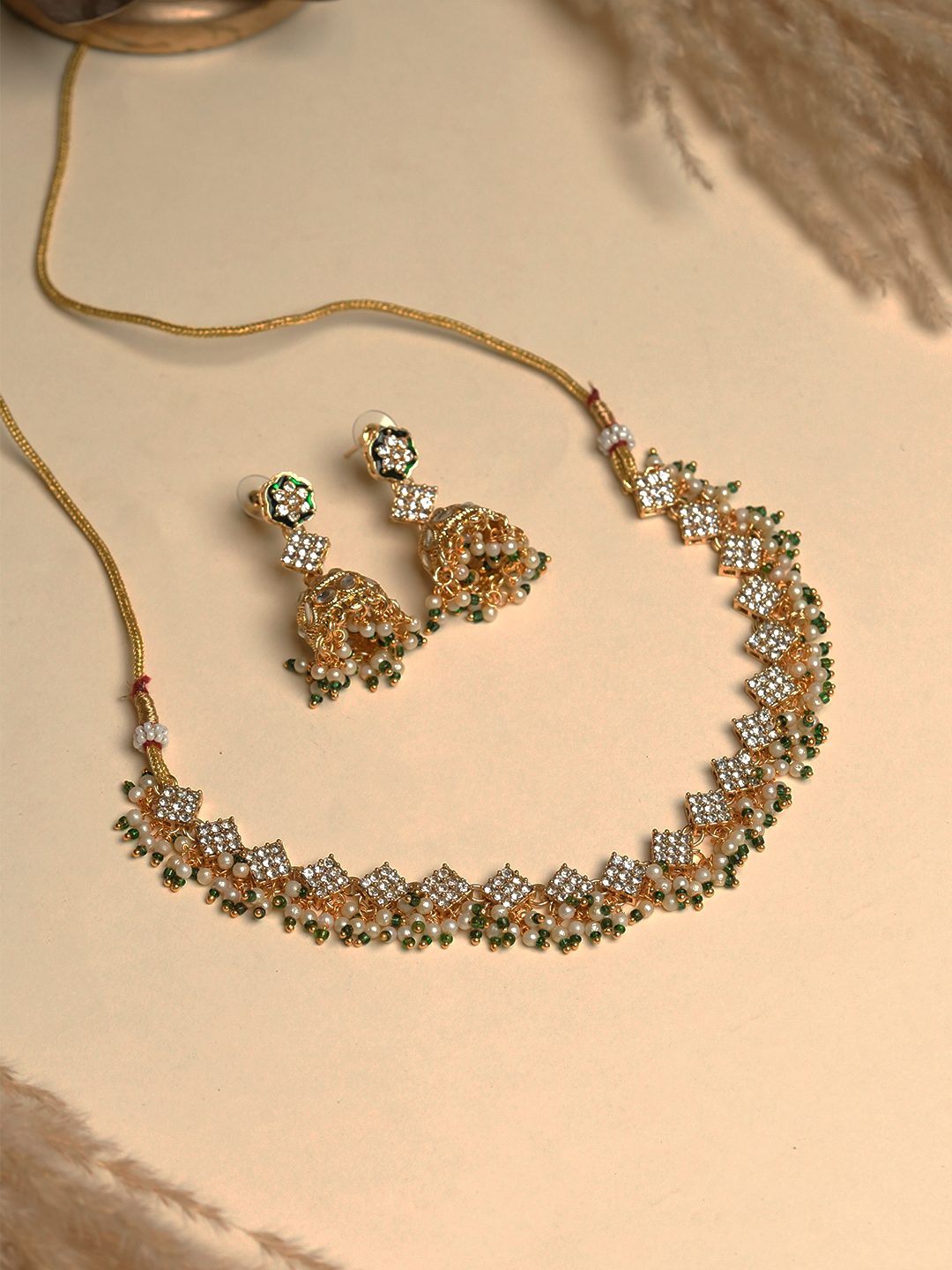 Sleek CZ Short Necklace