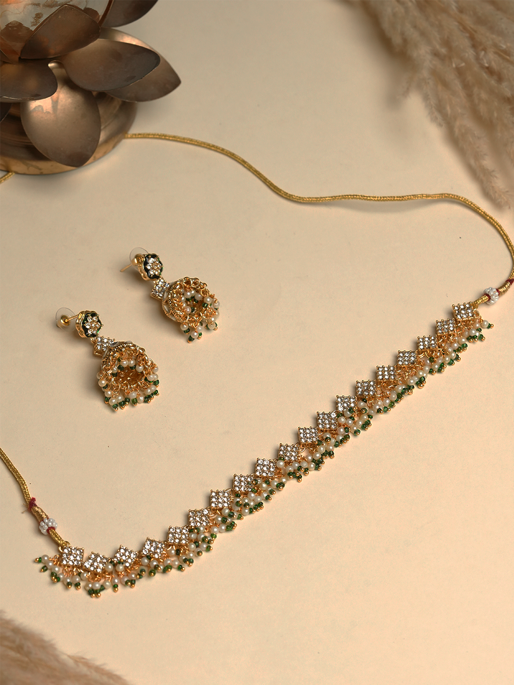 Sleek CZ Short Necklace