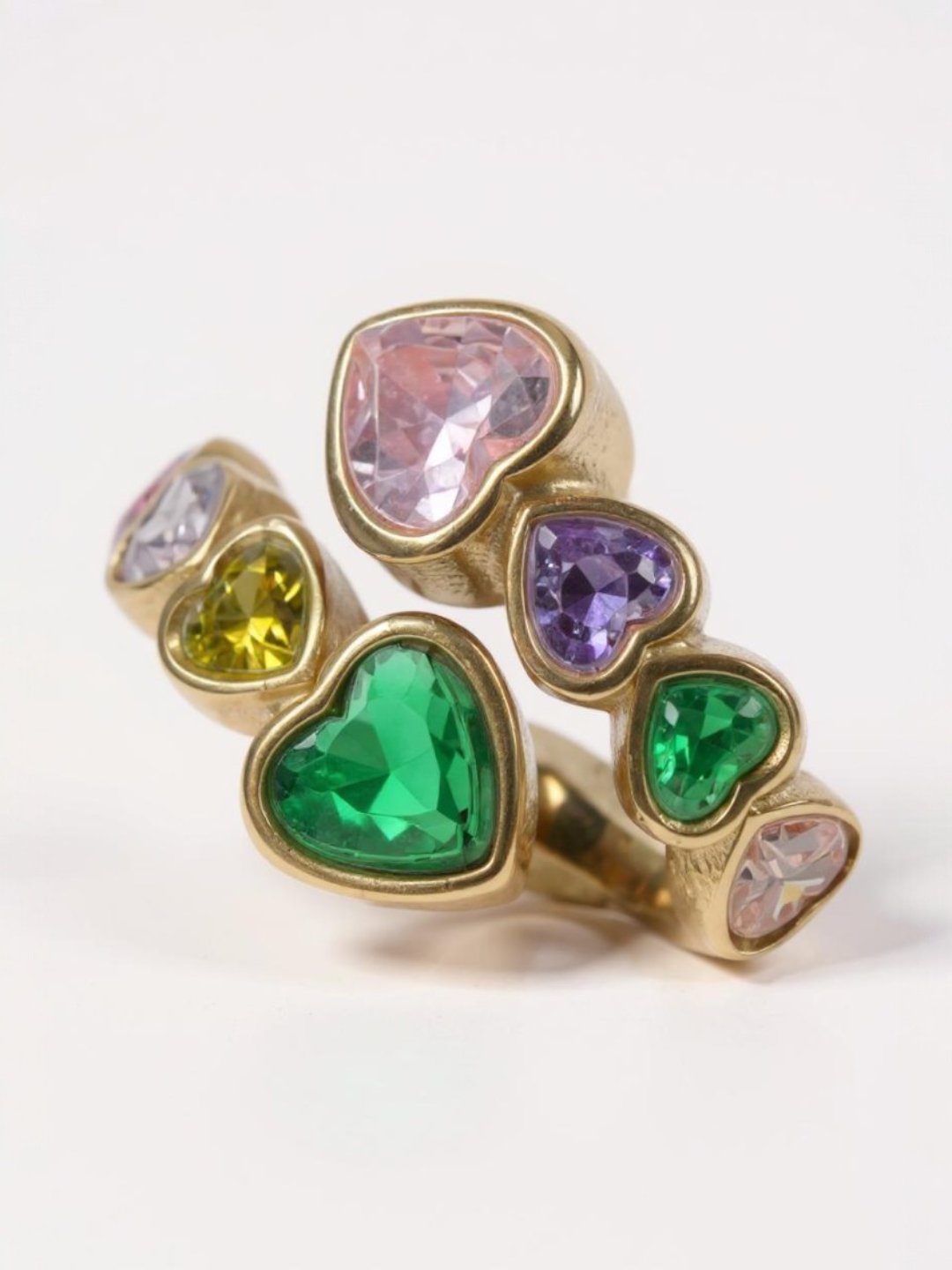 CZ Heart Ring