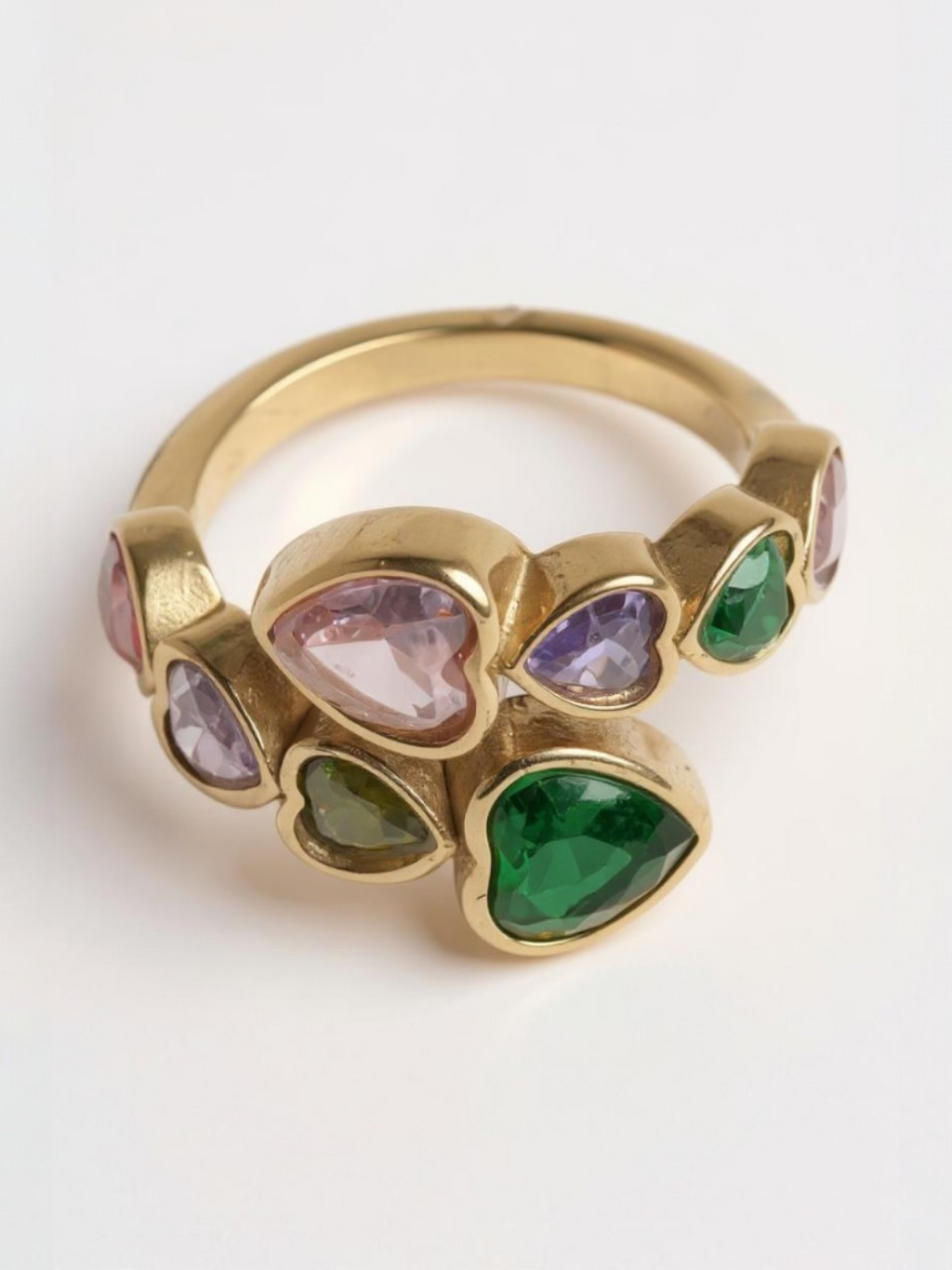 CZ Heart Ring