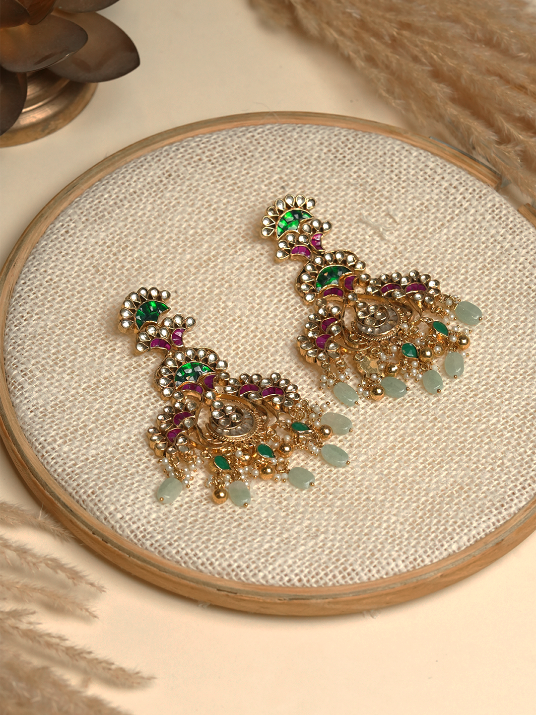 Pachi Kundan Jadau Earrings