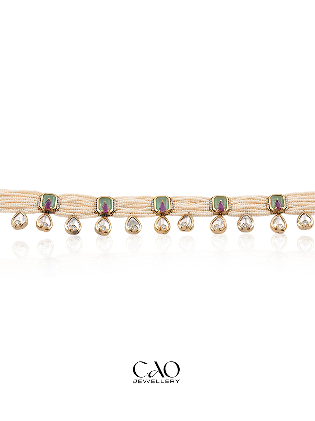 Pearl Mosaic Necklace