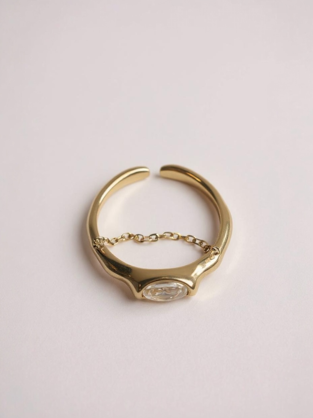 Cubic Zircon Open Ring