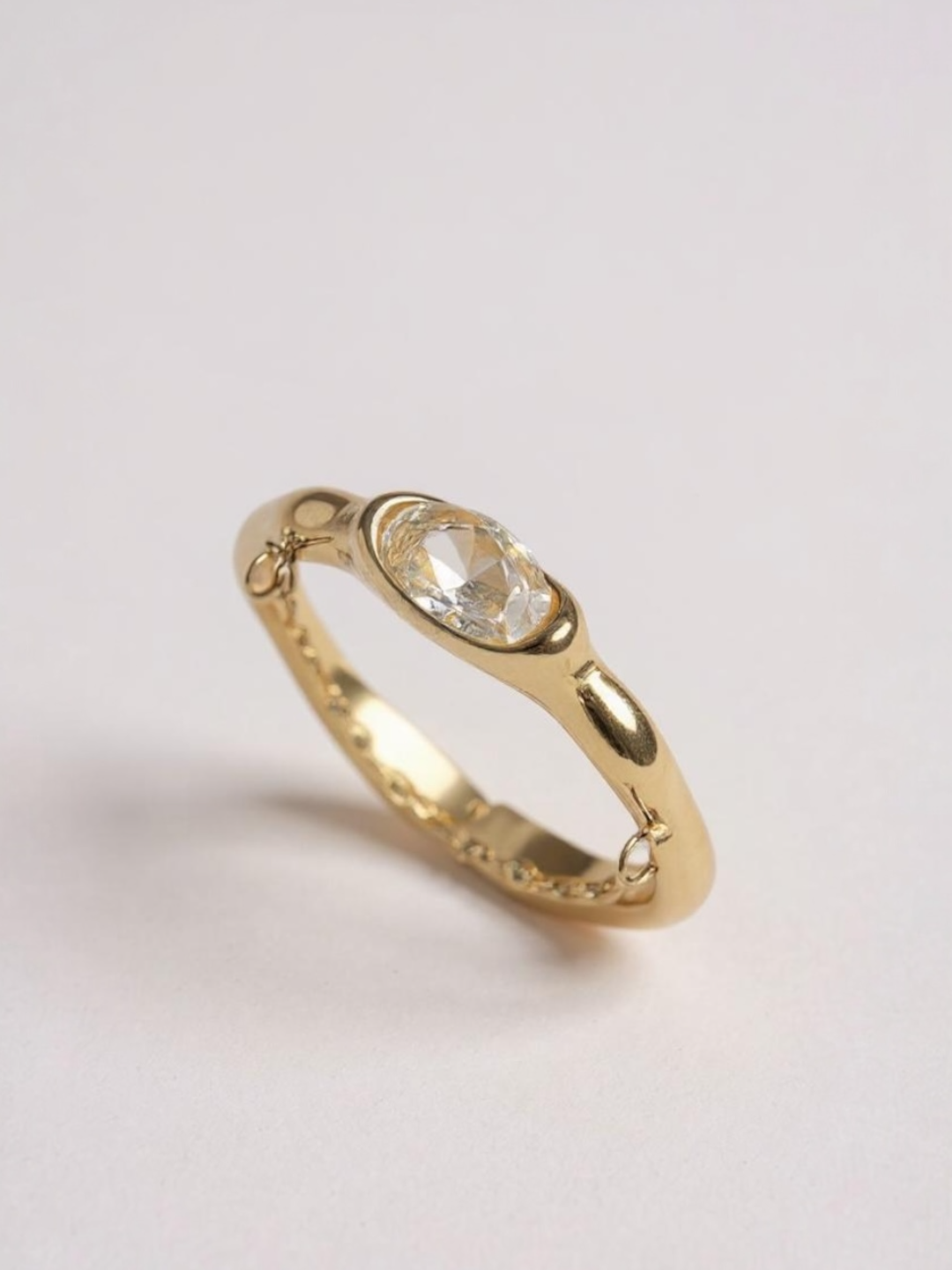 Cubic Zircon Open Ring