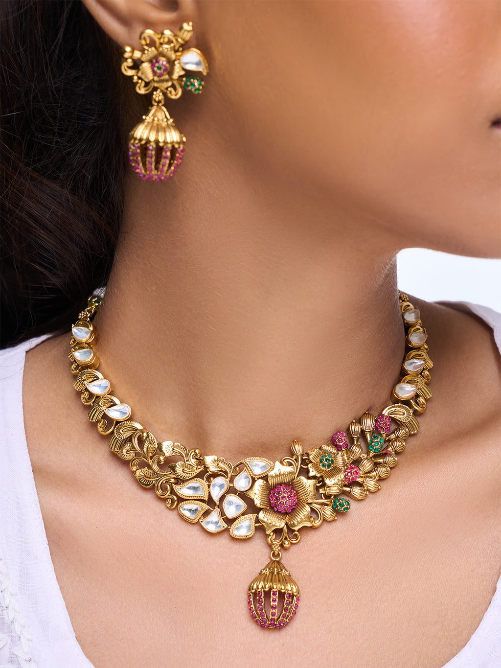 Designer Antique Short Necklace