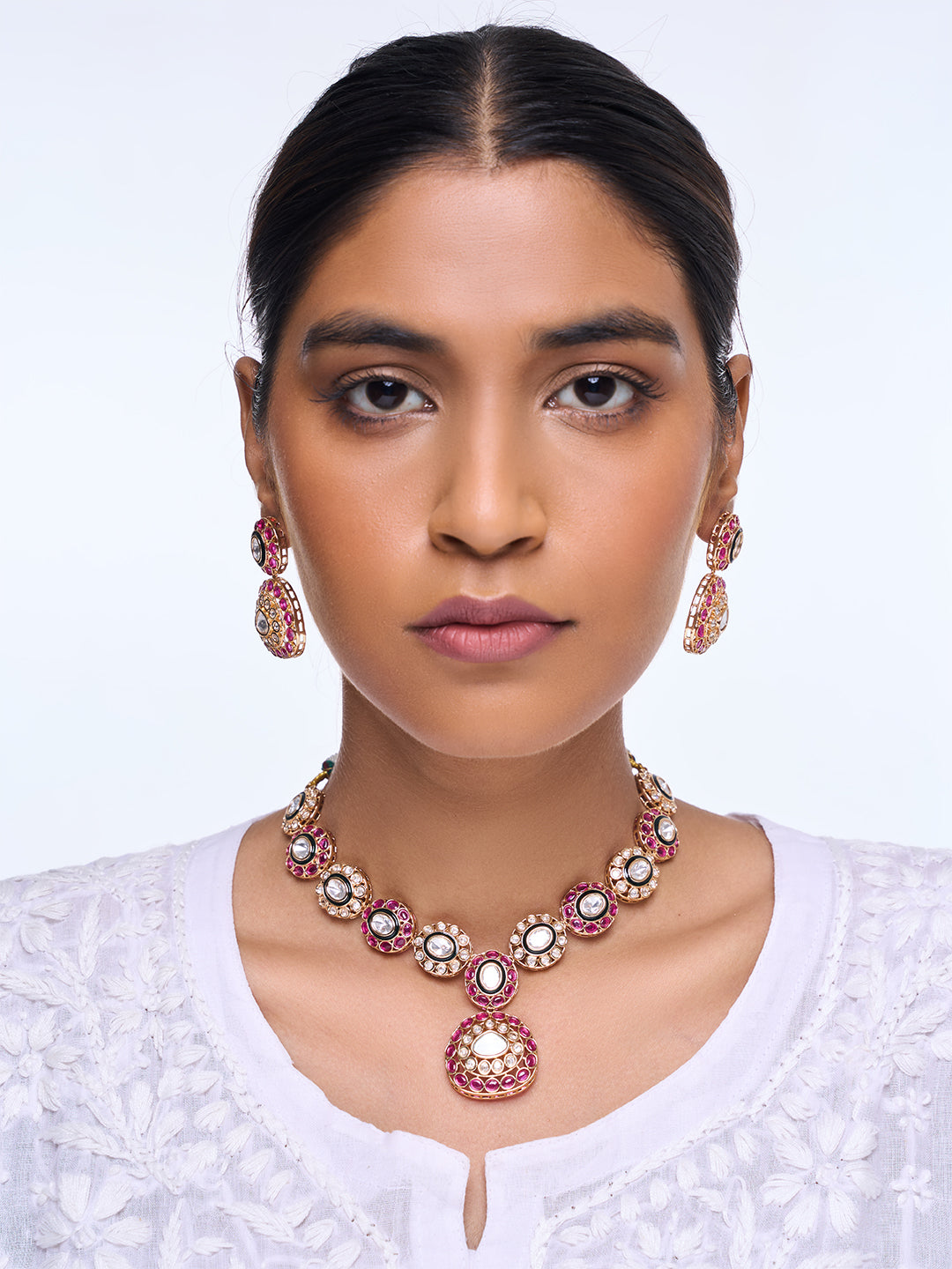Designer Polki Necklace Set