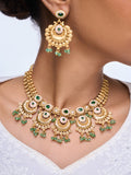 Heavy Rajwada Necklace Set