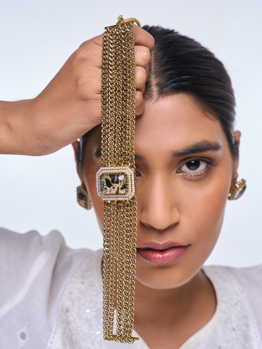 Firestone Chain Necklace