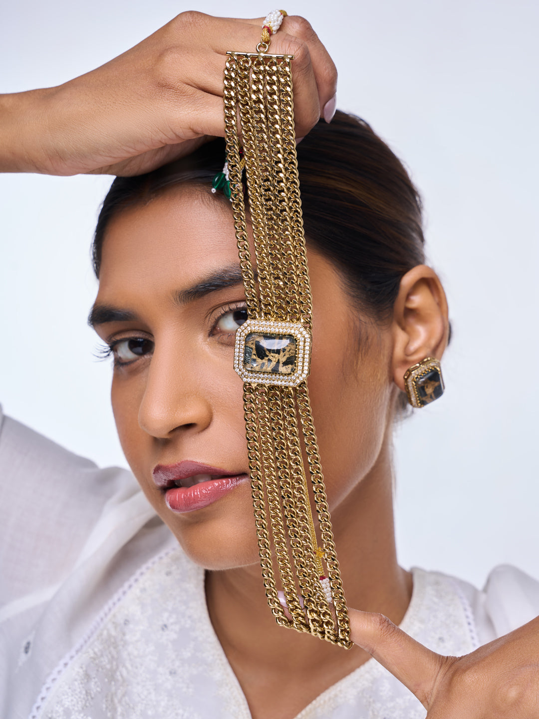 Firestone Chain Necklace
