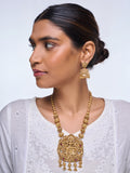Heavy Matar Mala Antique Pendant Set