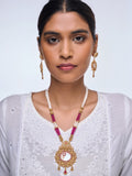 Long Marble Pendant Set