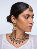 Blue Reverse AD Necklace