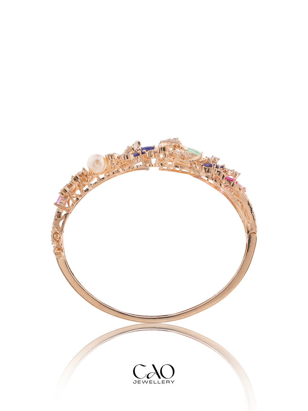 Crystal Peacock Bracelet
