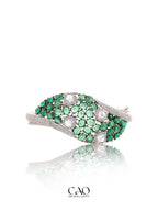 Emerald Wave Bracelet