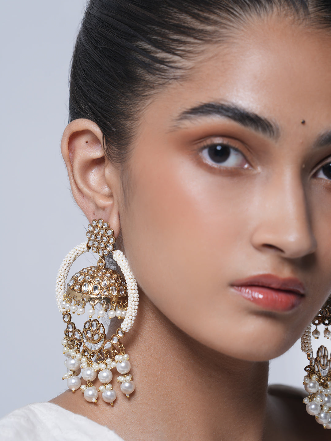 Big Heavy Golden Jhumki