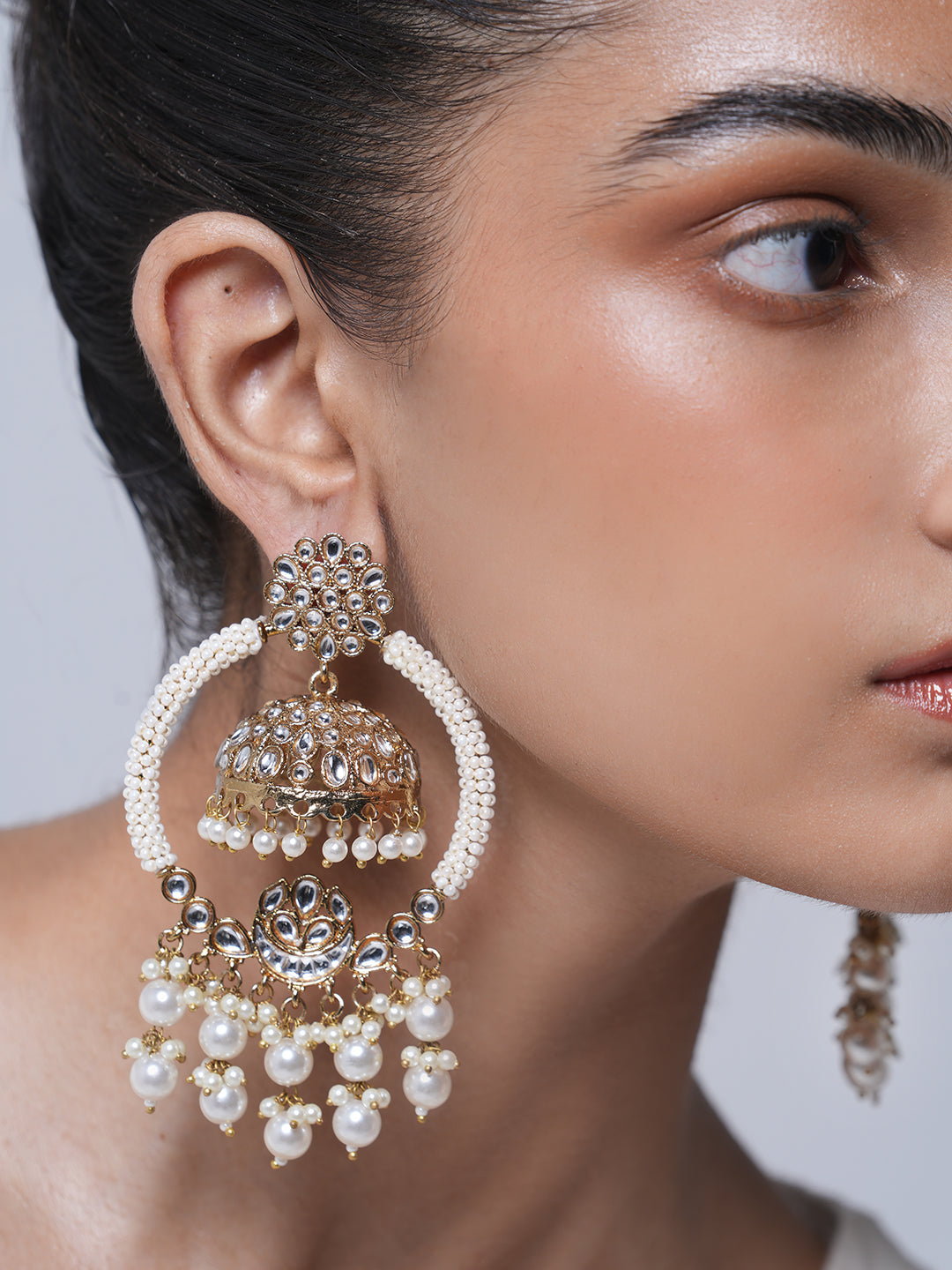 Big Heavy Golden Jhumki