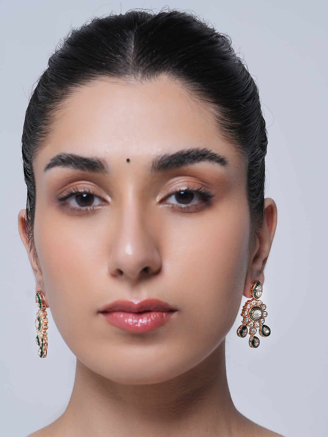 Premium Kundan Polki Earrings