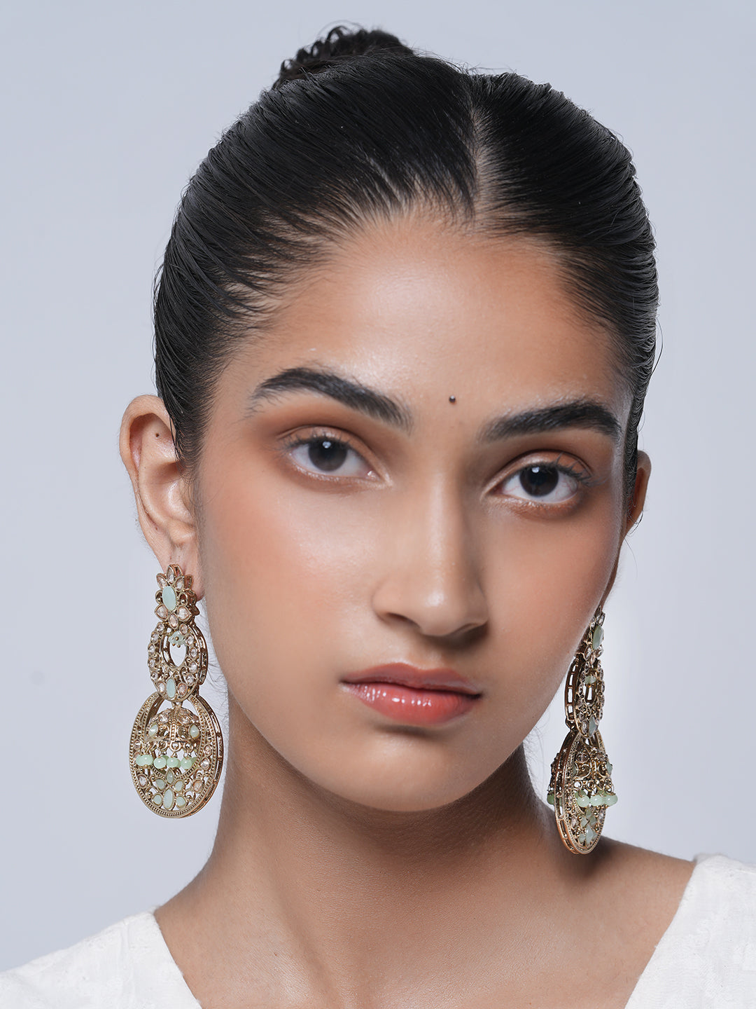 Reverse AD Jhumki Style Earrings