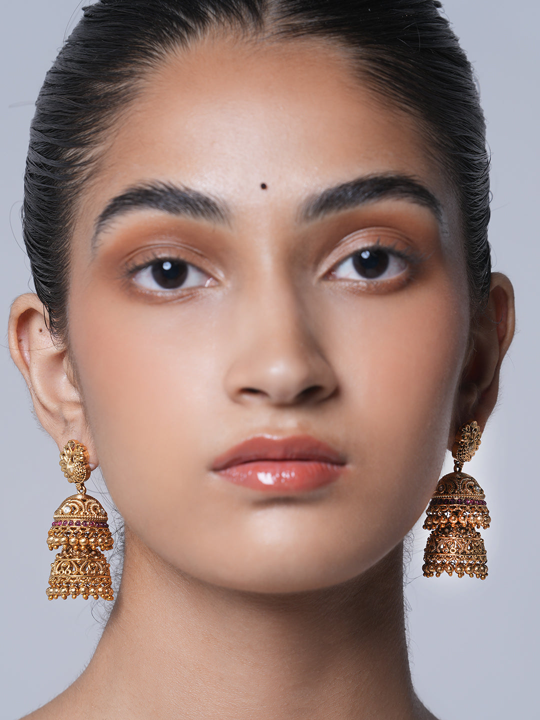 Small Antique Double Jhumki