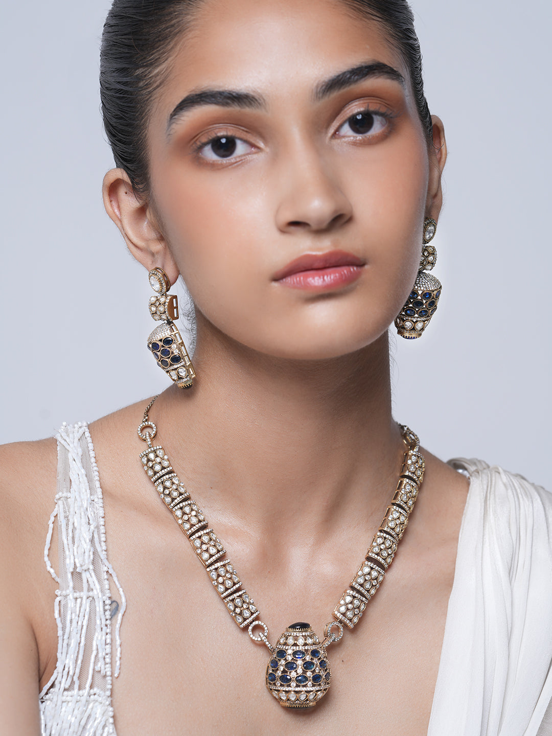 Designer Mehendi Polish Necklace Set