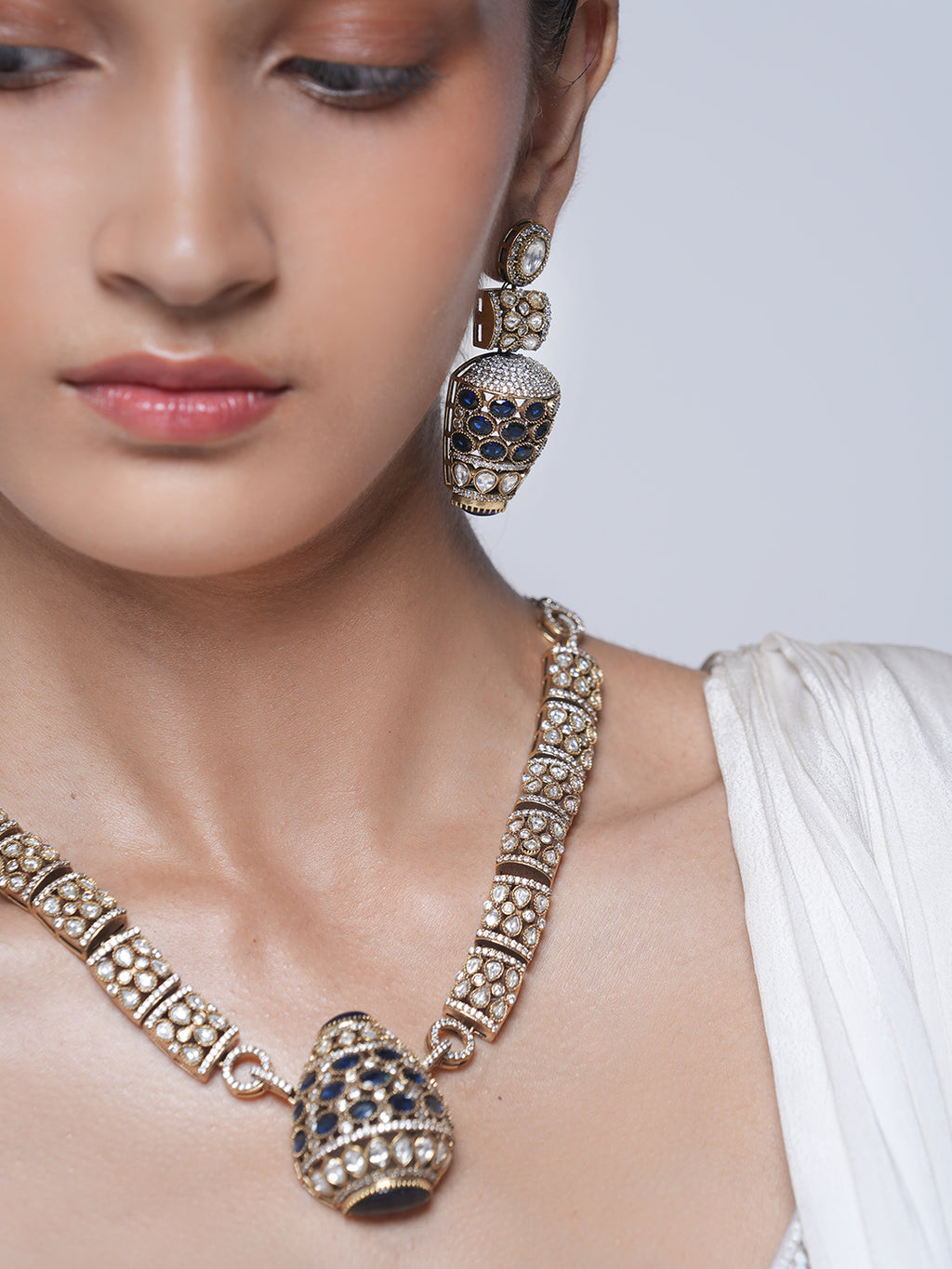 Designer Mehendi Polish Necklace Set