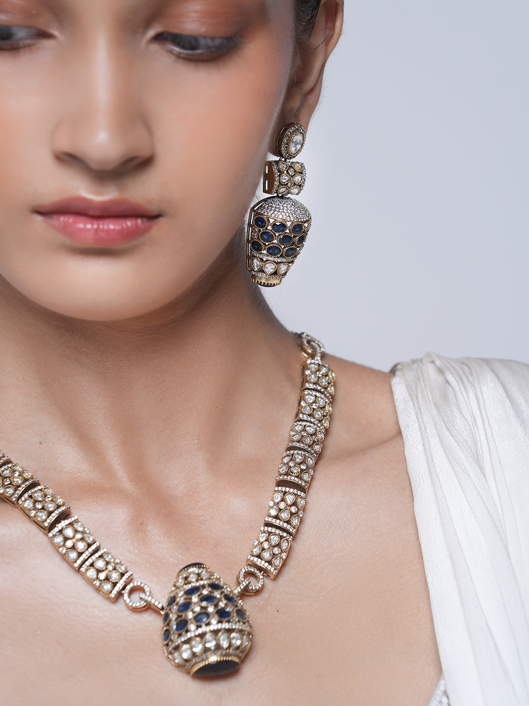 Designer Mehendi Polish Necklace Set