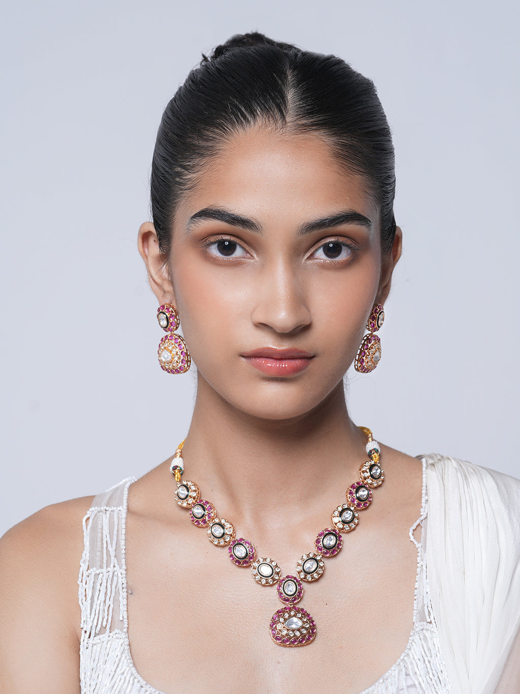 Designer Polki Necklace Set