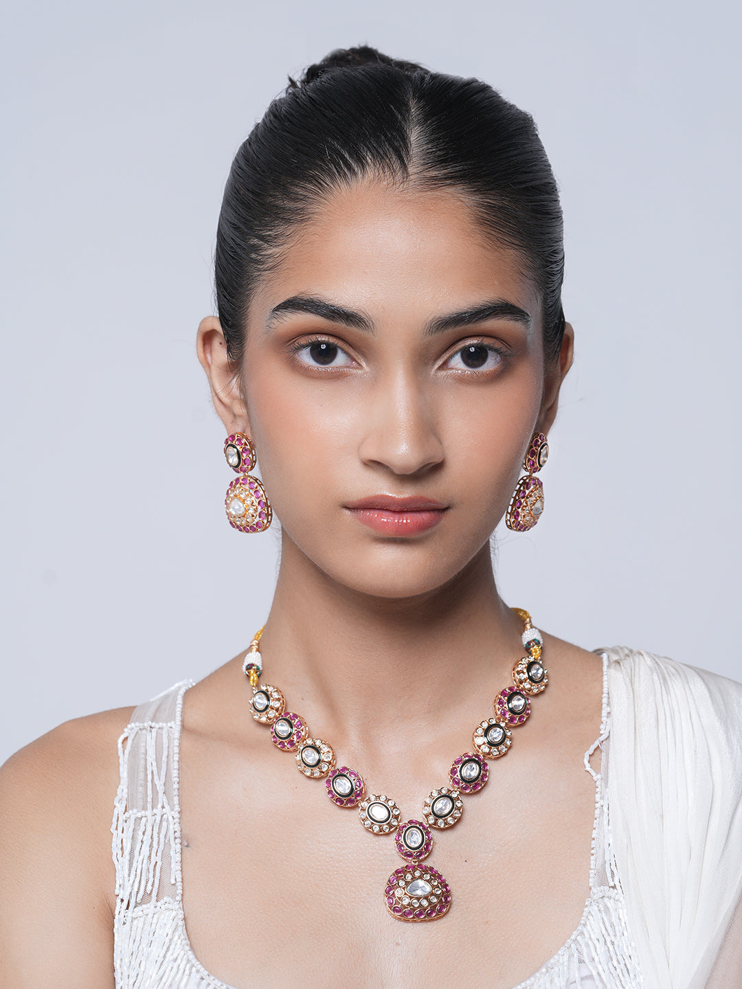 Designer Polki Necklace Set