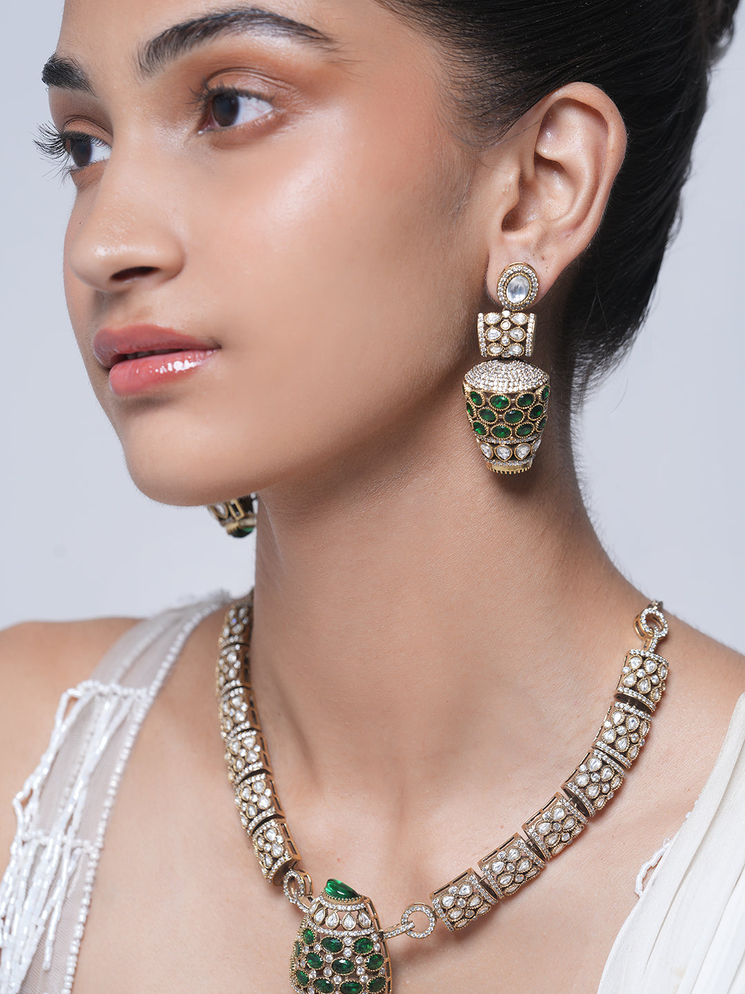 Designer Mehendi Polish Necklace Set