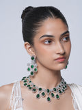 Green Stone AD Necklace
