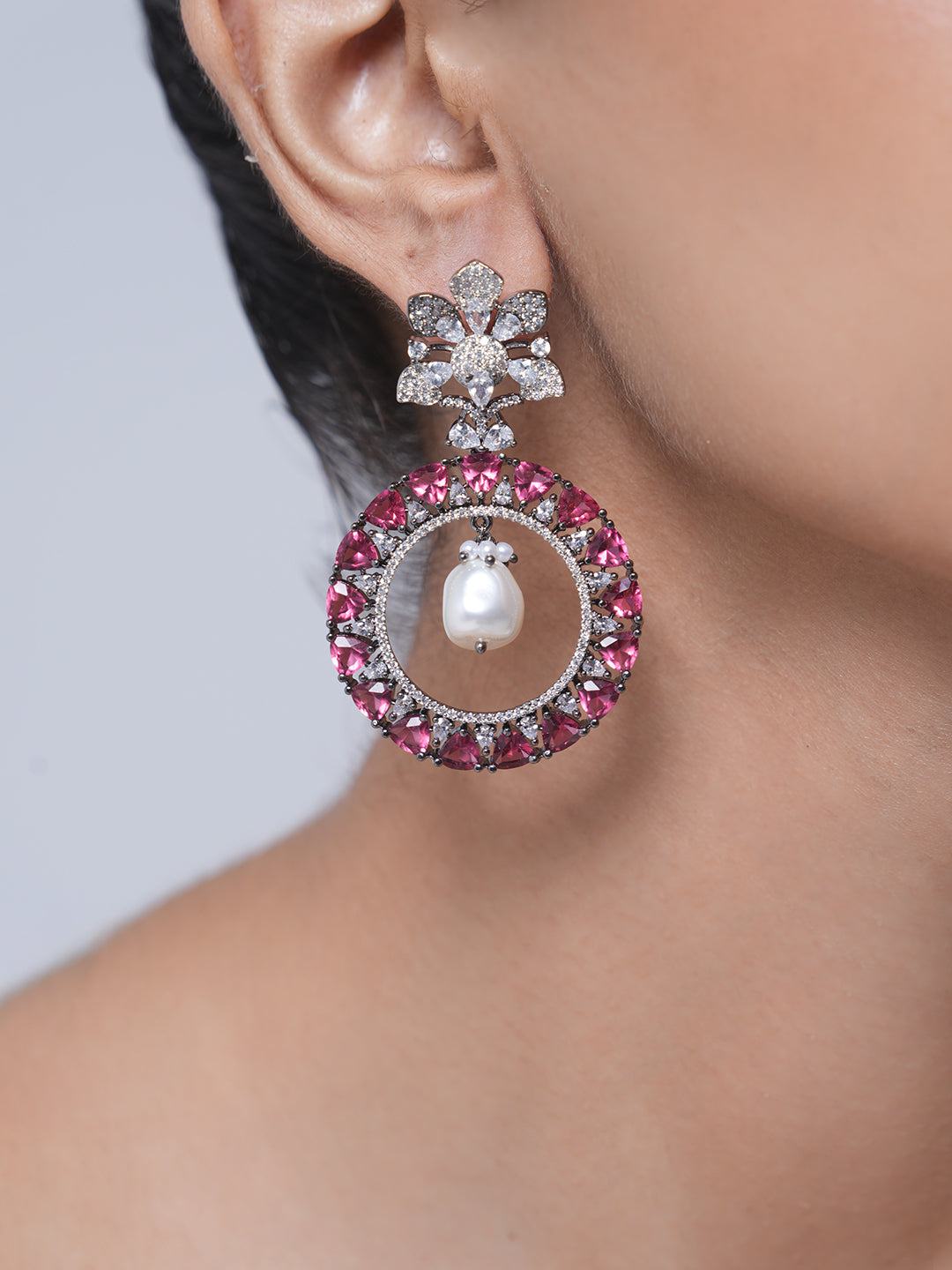 Designer Heavy AD Earrings