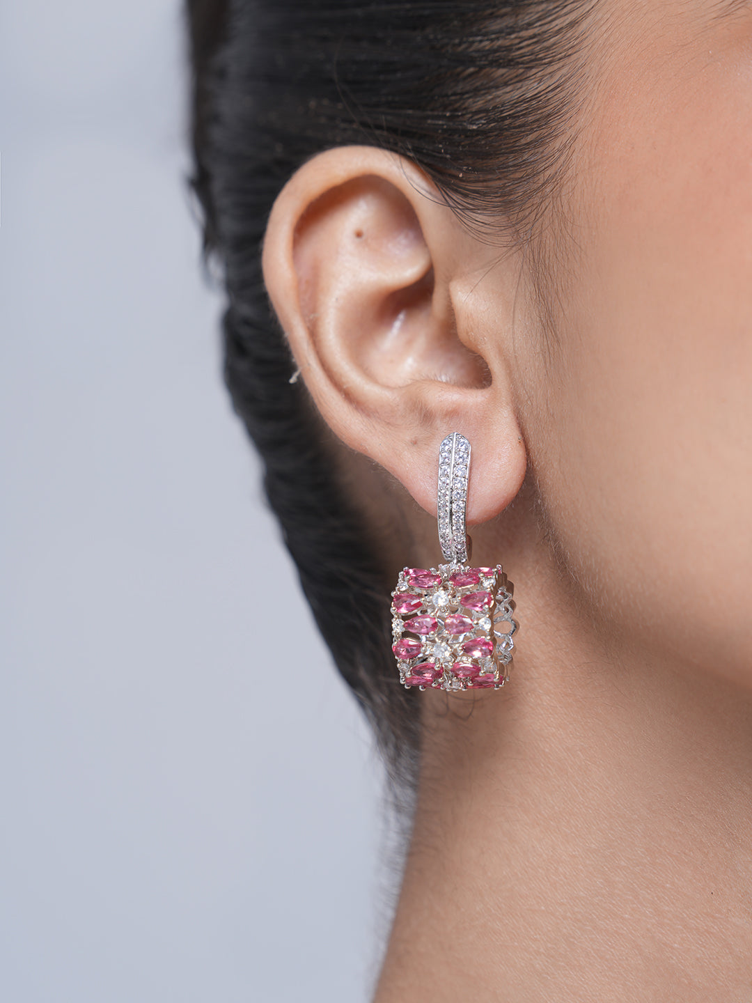 Designer Small AD Earrings