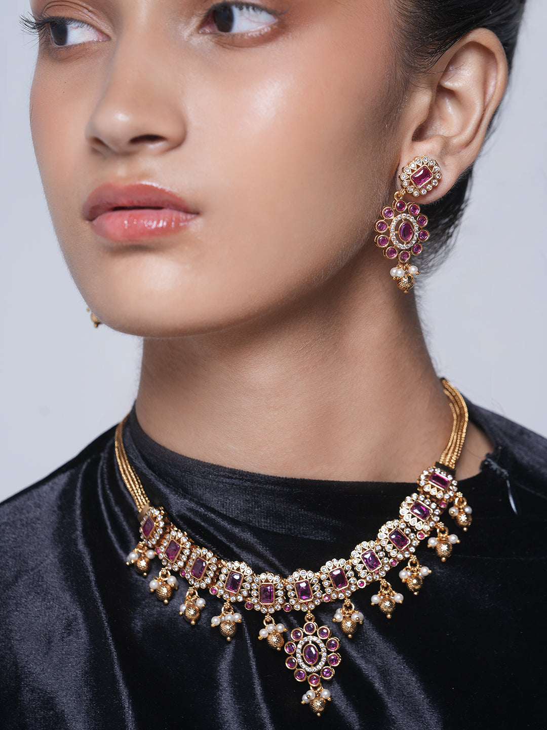 Sleek Pink Necklace