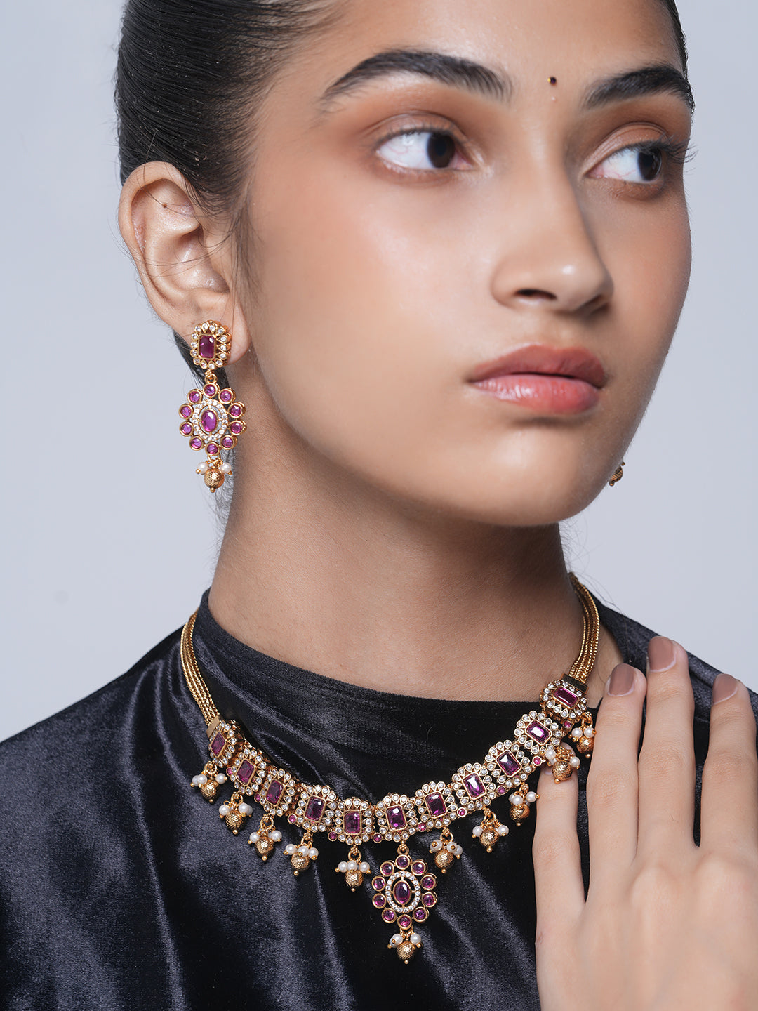 Sleek Pink Necklace