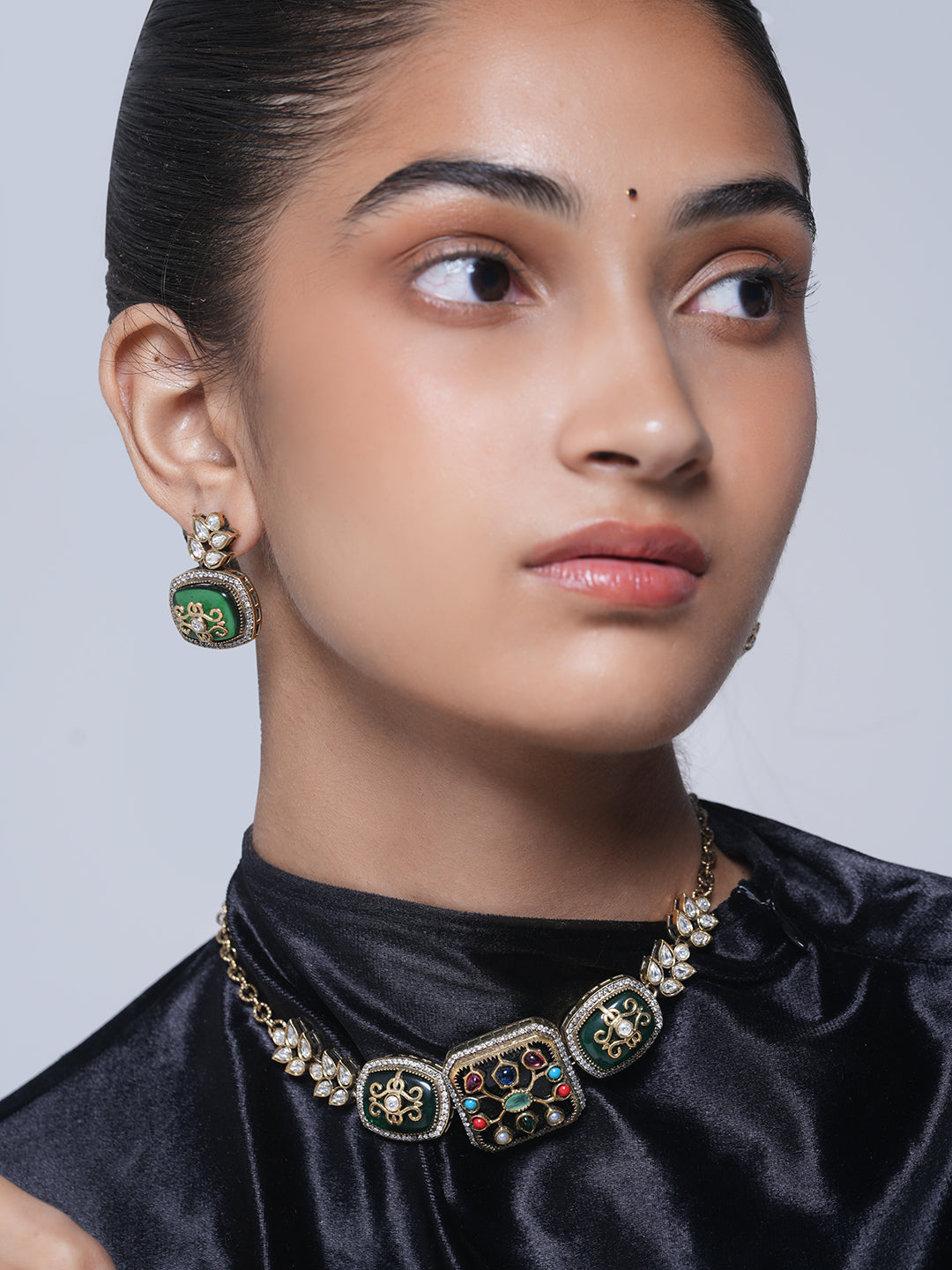 Embroidered Designer Necklace