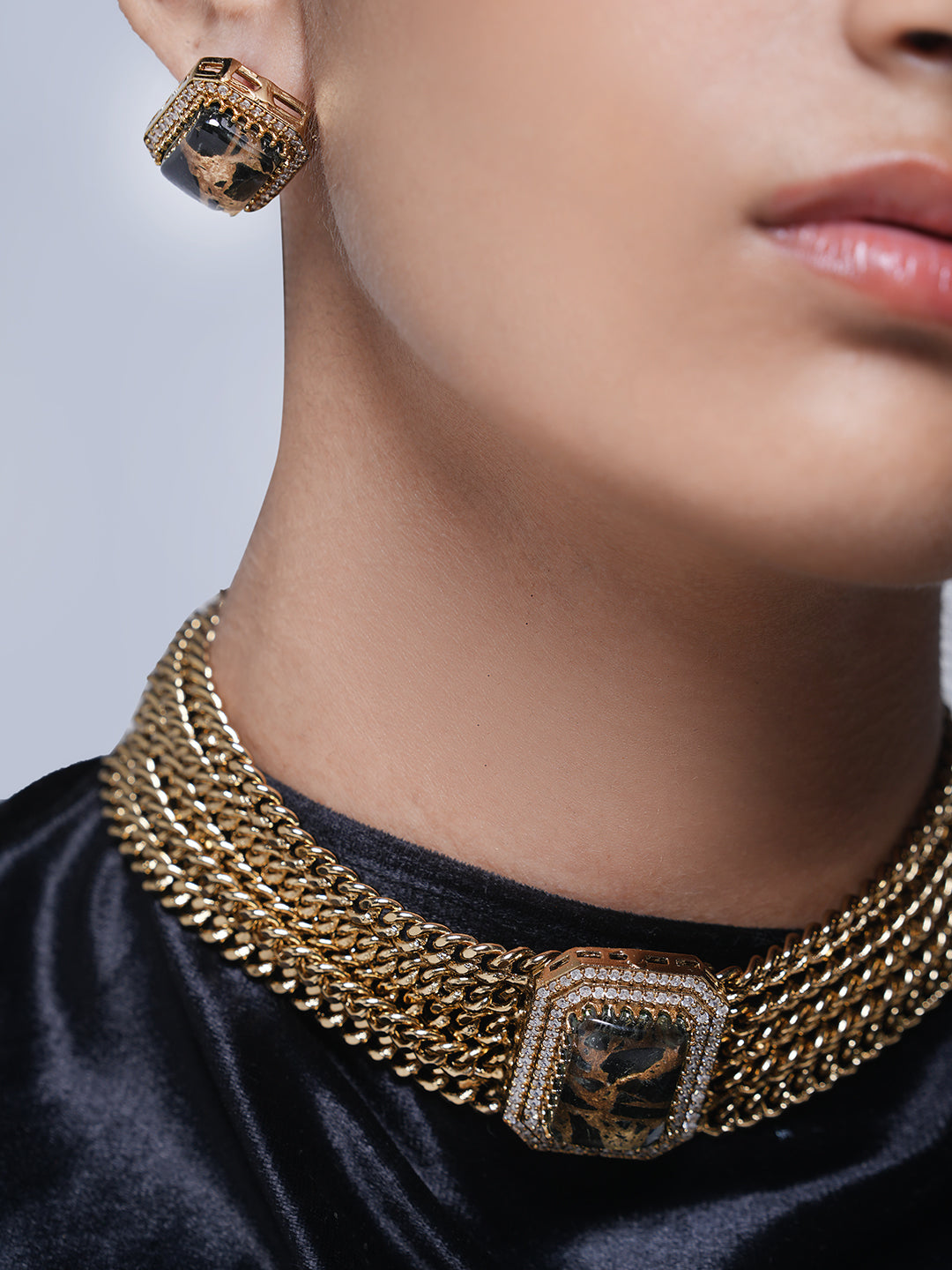 Firestone Chain Necklace