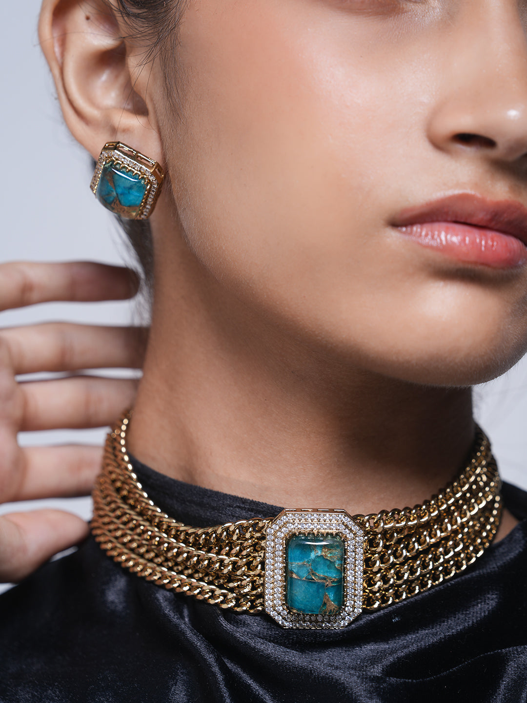 Firestone Chain Necklace