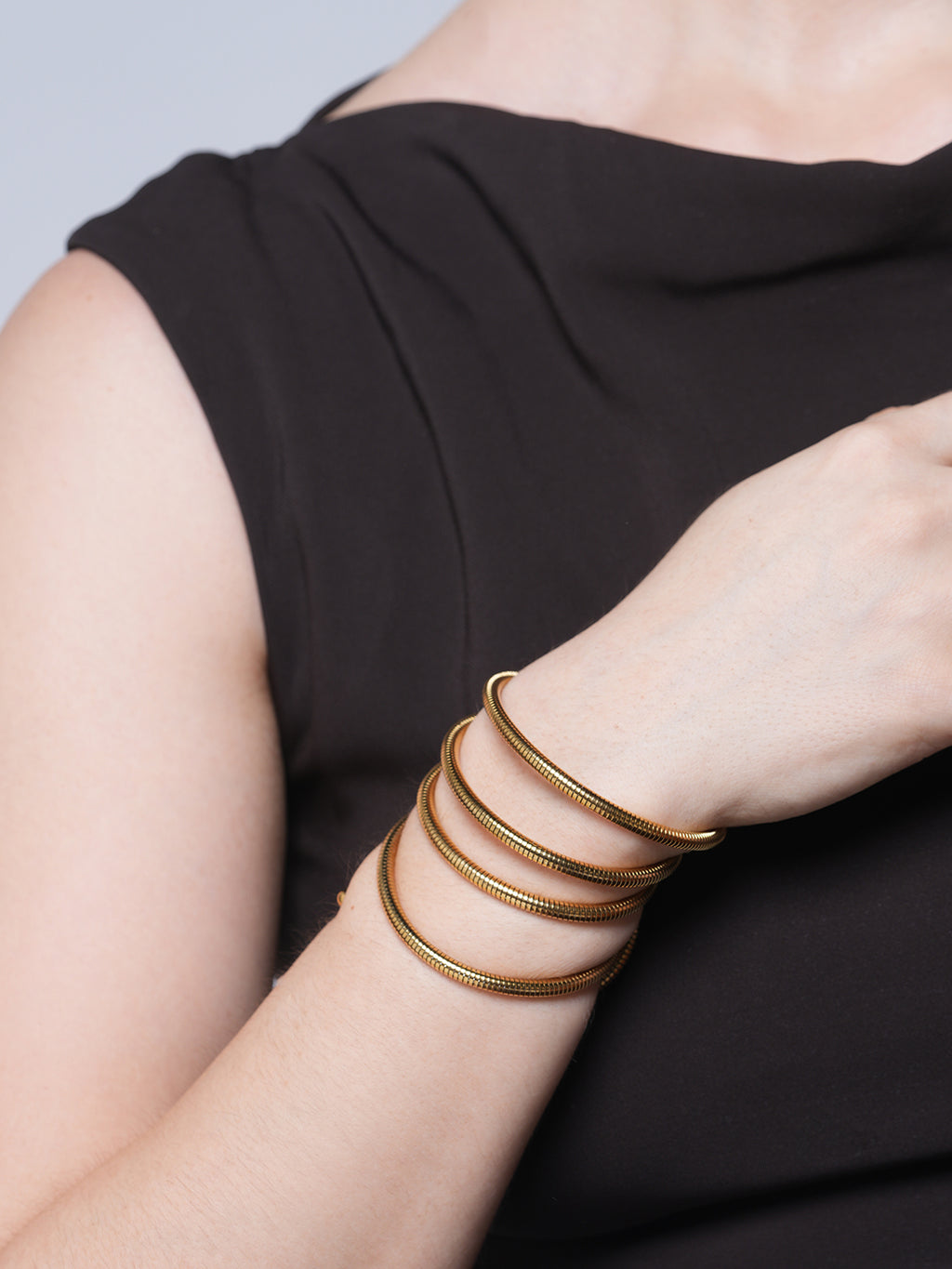 Metal Layered Bracelet